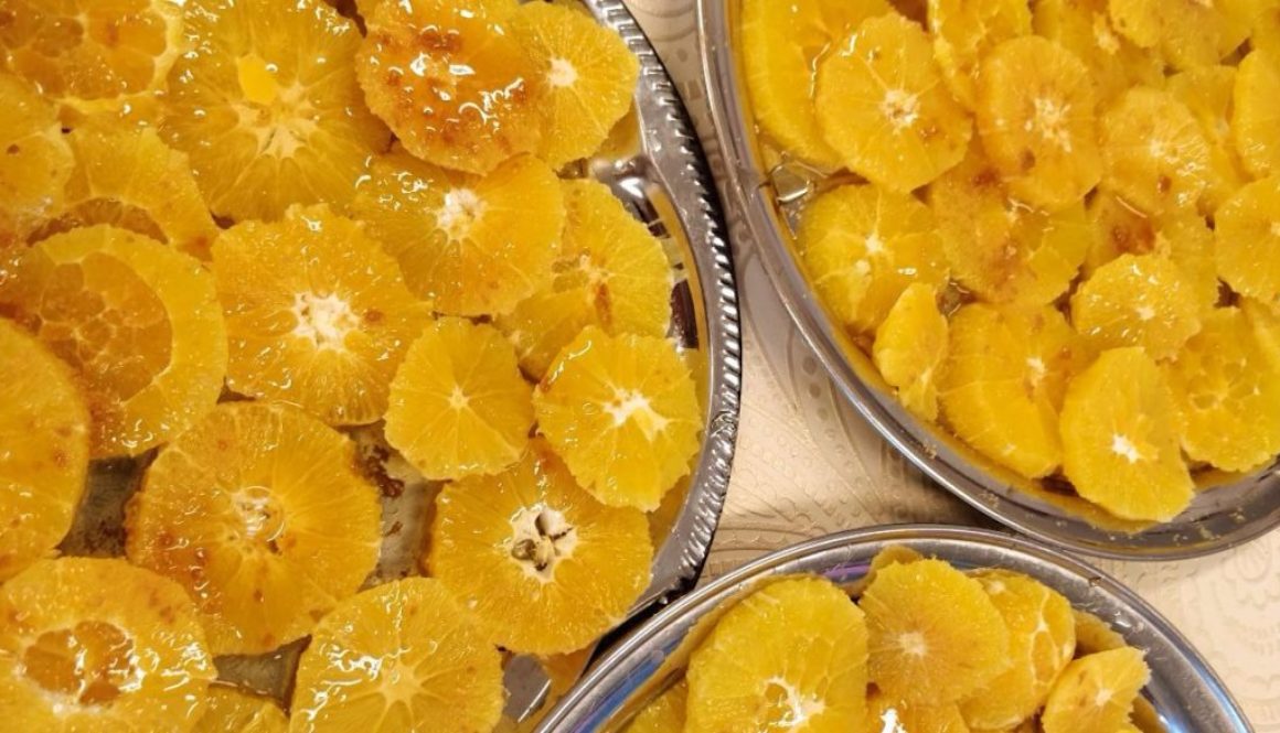 Morocco orange dessert