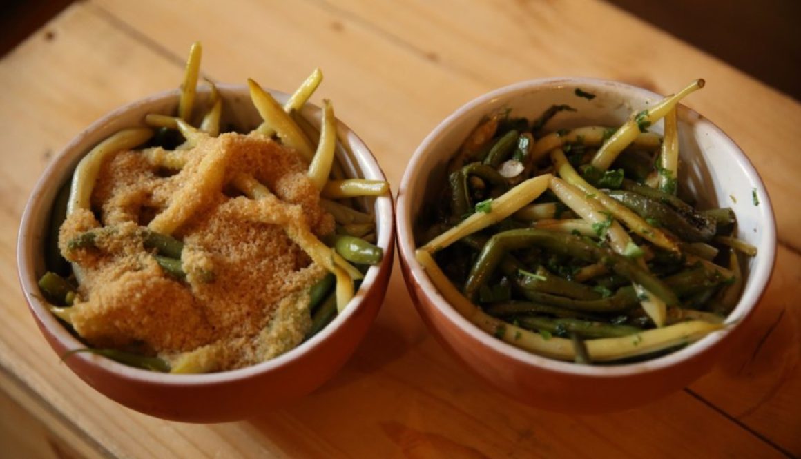 Green beans in two ways