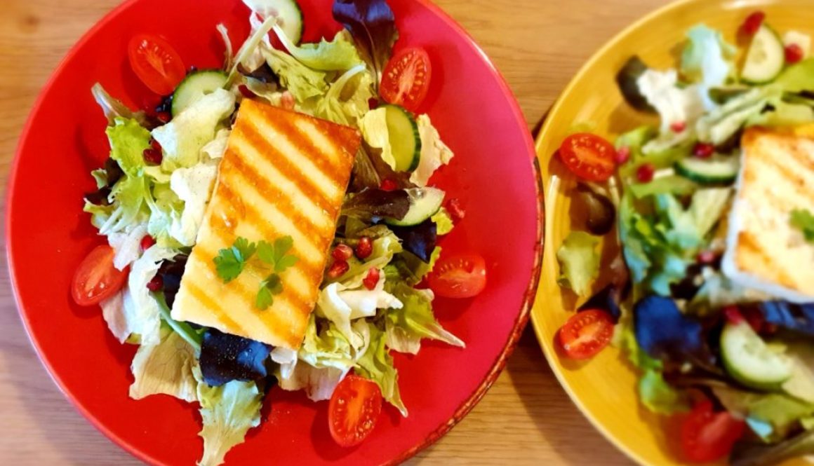 Grilled cheese salad