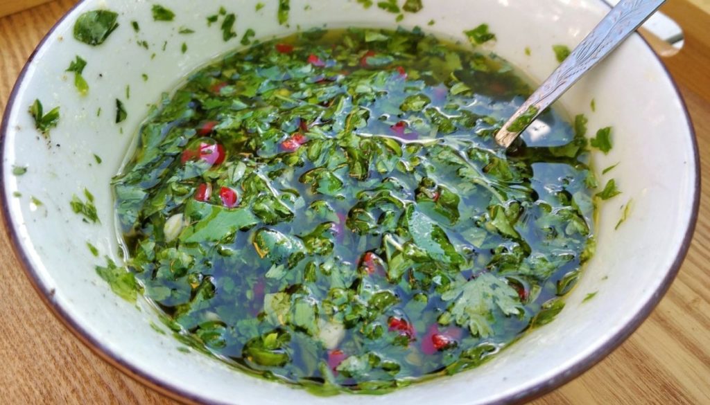 Chimichurri sauce