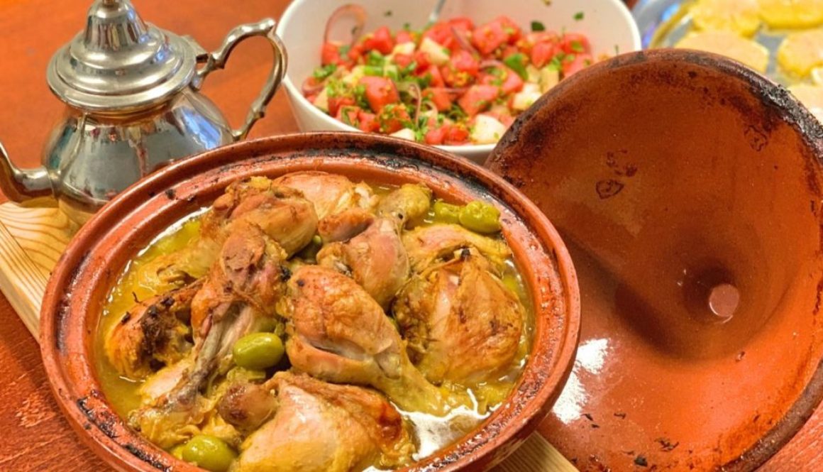 Chicken tagine with preserved lemons