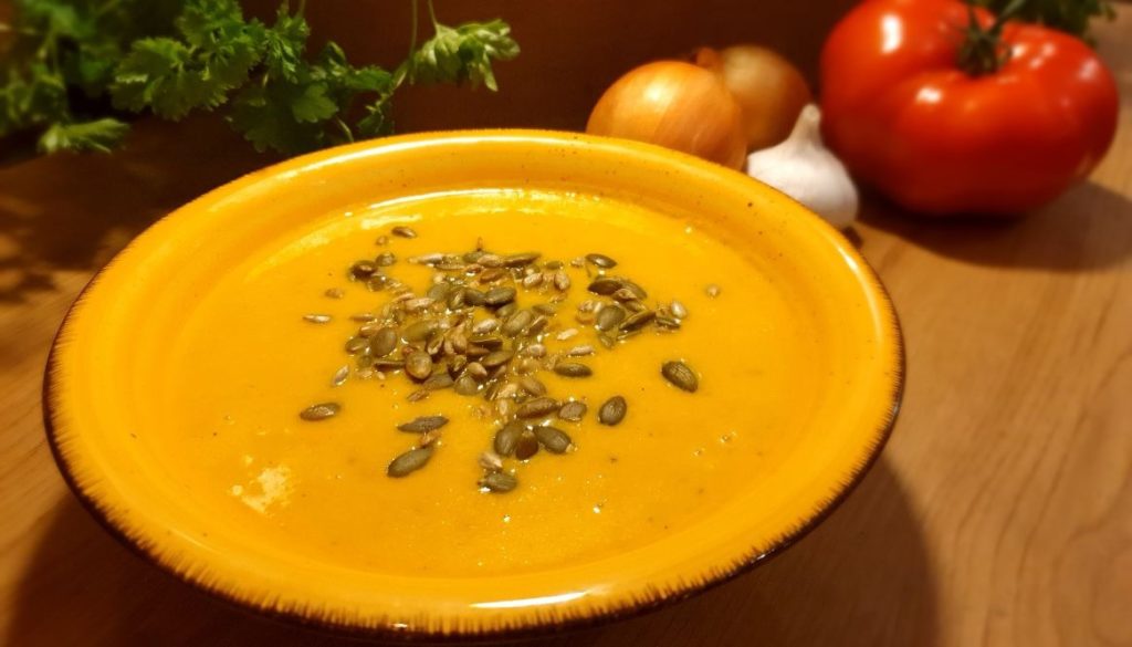 Pumpkin-carrot soup