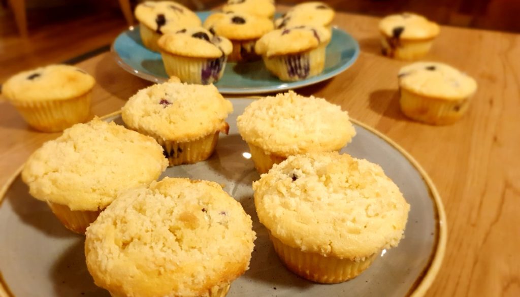 Blueberry muffins