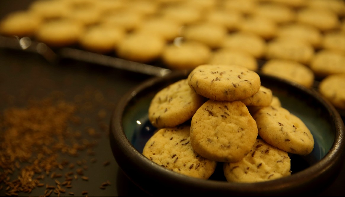 Indian caraway cookies