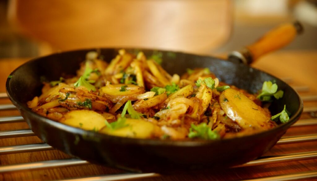 Lyonnaise potatoes