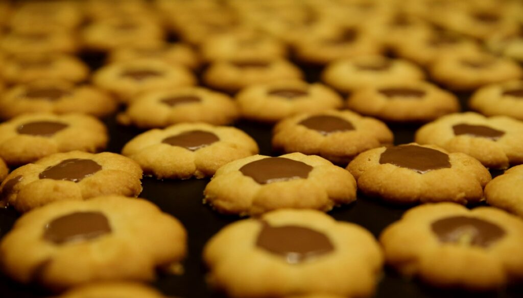 Spring flower cookies