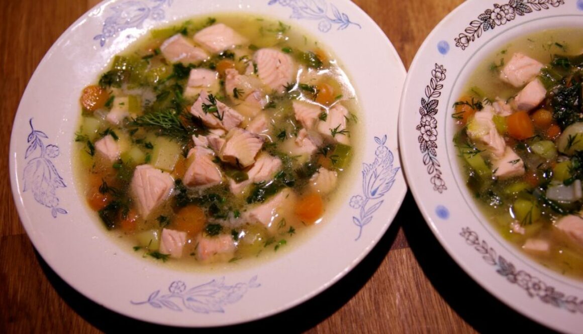 Salmon Soup (Finnish Lohikeitto)