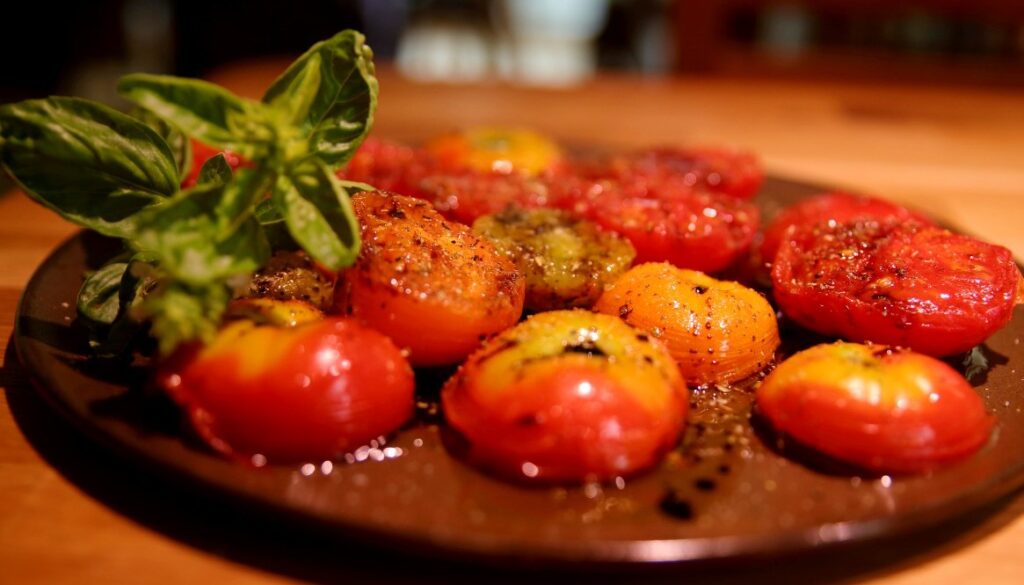 Fried tomatoes