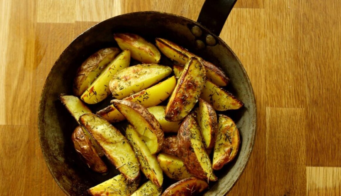 Baked Potatoes with Herbs
