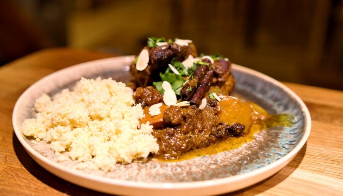 Lamb Tagine with Prunes, Apricots, and Pumpkin