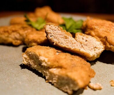 Breaded perch roe