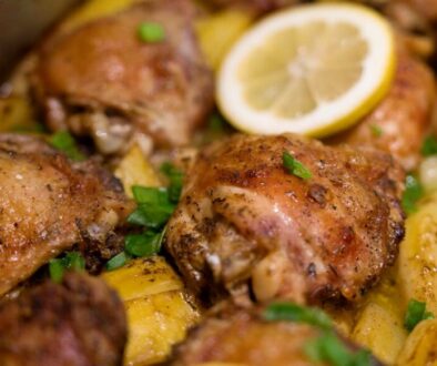 Greek Lemon Chicken with Potatoes