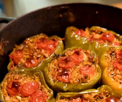 Biber dolmasi – Turkish stuffed peppers