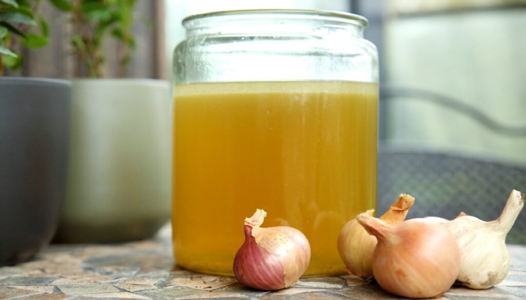 Meat broth