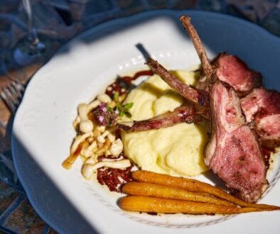 Roasted rack of lamb