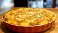 Salmon and Tomato Quiche with a Potato Crust